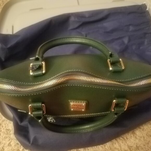 NWT NBU DOONEY & BOURKE SAFFIANO IVY DOMED SATCHEL - Picture 3 of 5